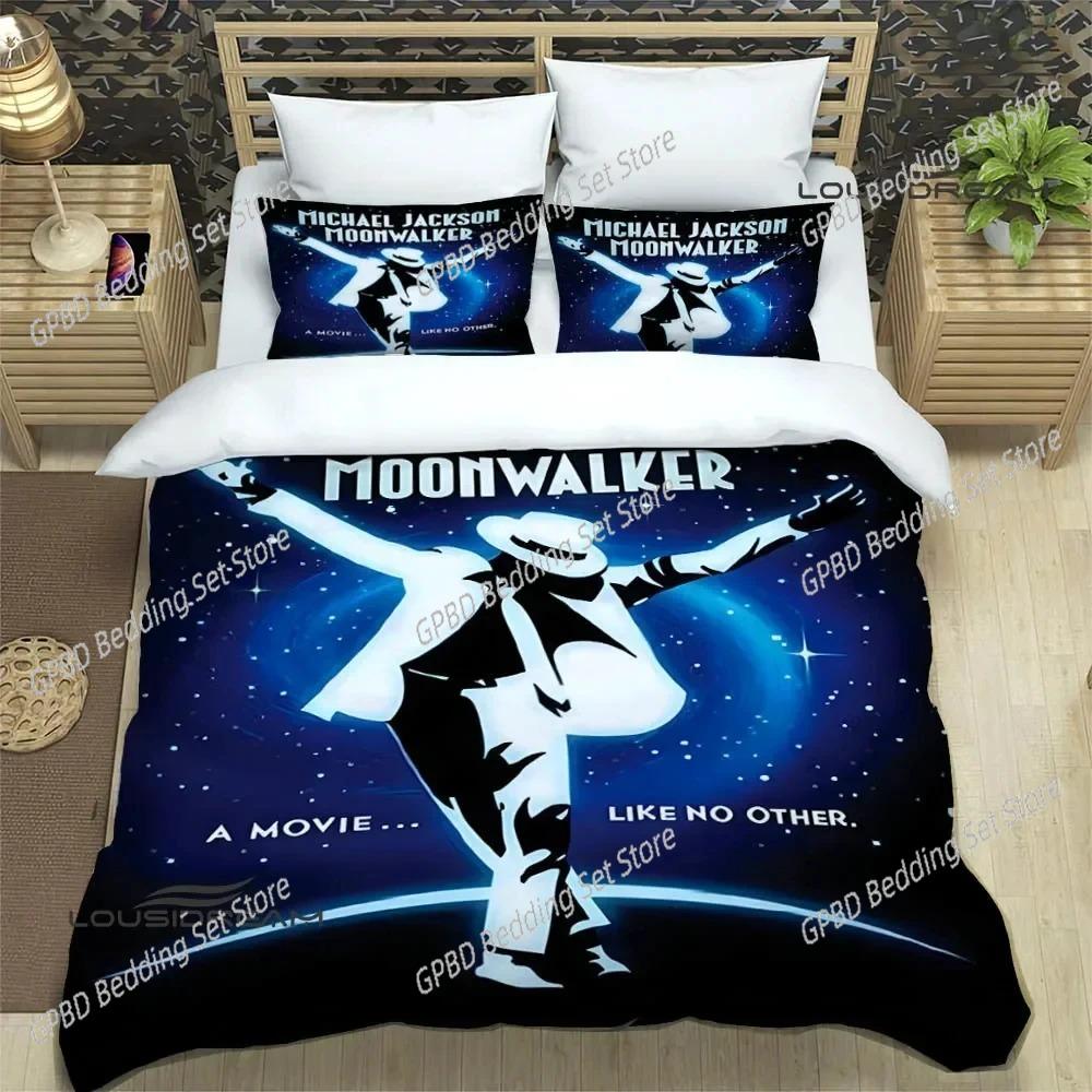 3D Print Michael Jackson Bedding Set Duvet Cover Comforter Bed Set Quilt Cover Pillowcase King Queen Twin Size