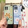 Kickstand Durable Phone Case For Samsung Galaxy M33 5G Global/SM-M336B/DS Anti-dust Oil Painting Flower Fashion Design