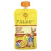 Pumpkin Tree Organics, Peter Rabbit Organics, Органическое фруктовое пюре, Банан, Манго и Апельсин, 4 унции (113 г)