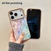 Phone Case: 2D flat lambskin suitable for iPhone 18 17 16 15 14 13 Pro protective case, gem background, Christmas and Halloween gifts