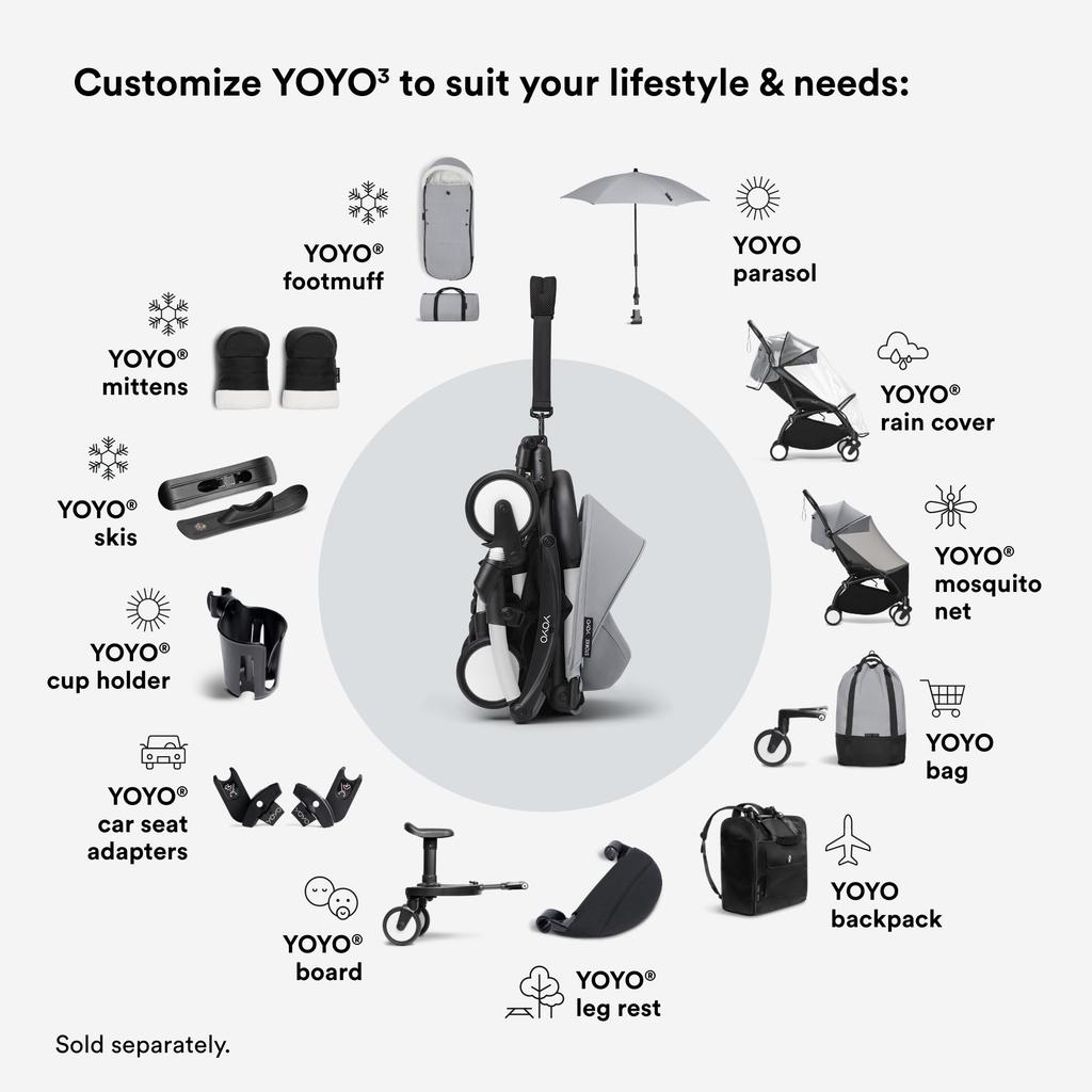 [Stokke] Stokke [Официальный] Зимний конверт YOYO Камень Ш18,5 см x В5 см x Г89 см 646610