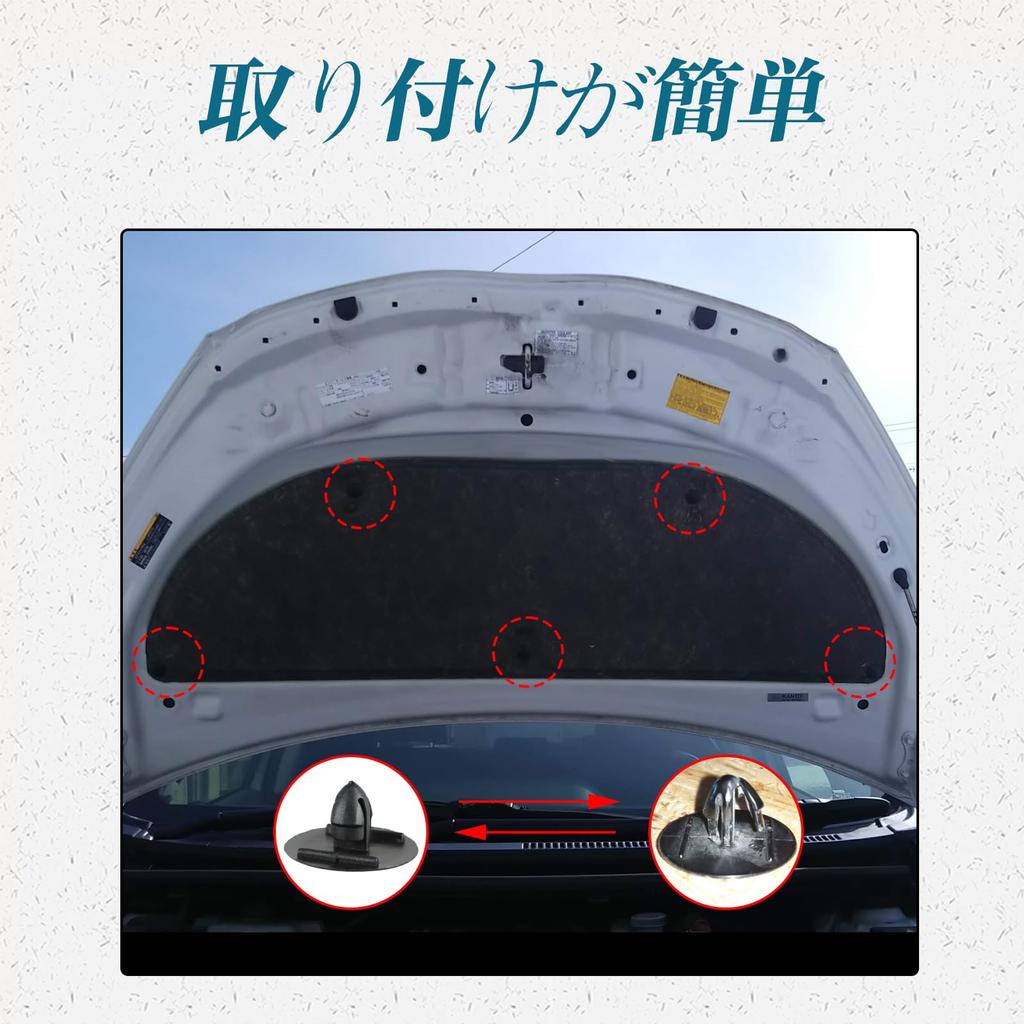 HIMARKLIF 30PCS Hood Insulator Clips Push Rivet Lining Clips Fit Toyota 4Runner 2003-2022, Avalon