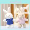 Толстовка Зайчик Плюшевый Брелок Игрушка Кукла Милый Подарок для Детей и Украшение для Рюкзака