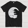E.T. Vs. Godzilla Unisex 100% Cotton Summer Casual Cool Loose T-Shirt