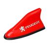 Car Emblem Shark Shape Fin Antenna for Peugeot 206 108 208 301 306 408 508 2008 3008 4008 5008 Auto Roof Radio Signal Aerial