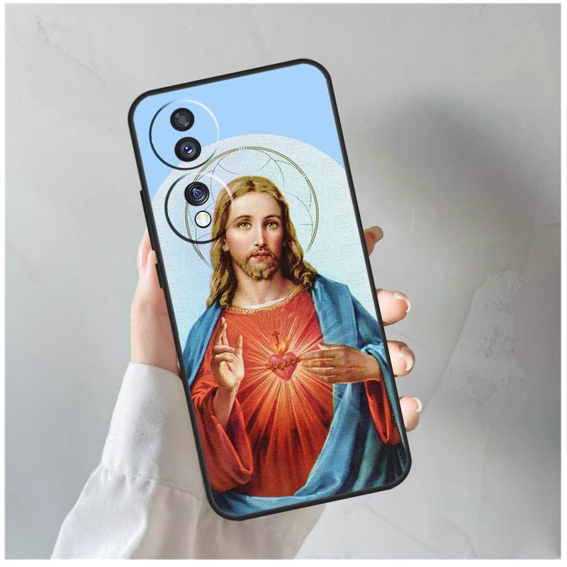 Чехол с изображением Бога Иисуса для Honor Magic 6 Pro 50 70 90 Lite Magic 5 Pro X7 X8 X9 X6a X7a X8a X9a X8b X9b