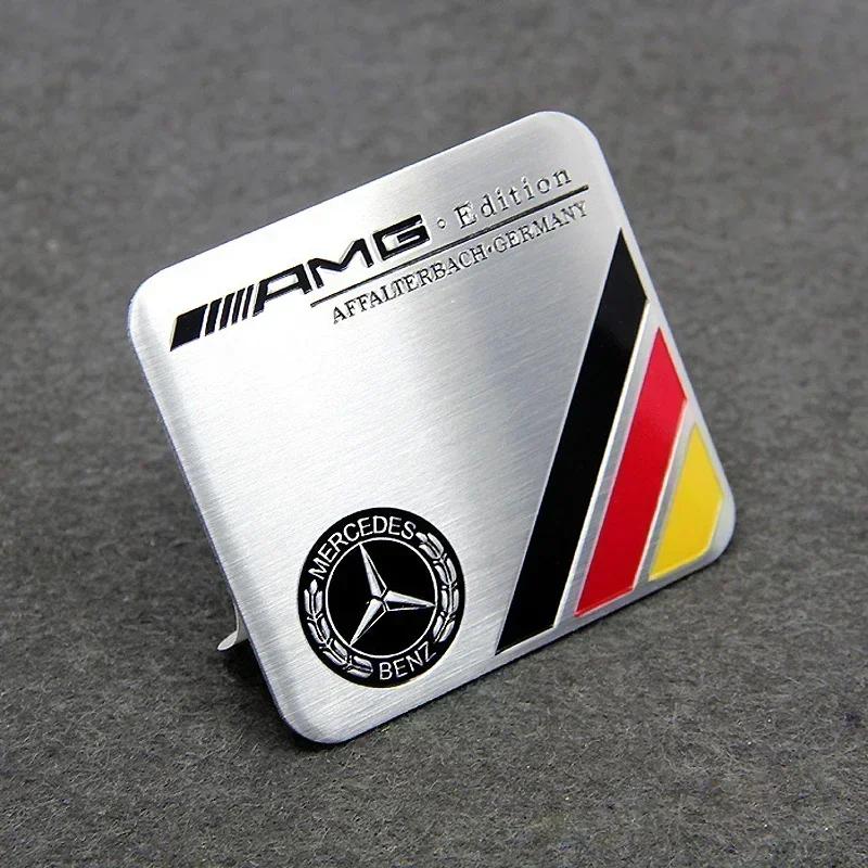 BTY4 1Pcs 3D Metal Stickers Car Body Trunk Decal For Mercedes Benz W203 W204 W205 W206 W176 W177 W212 W213 X156 X253 W117 W118