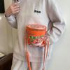 Shoulder Bag Instant Noodles Crossbody Bags Crossbody Bag Large Capcity Reusable Bucket Bag Solid Color Zipper Shoulder Bag
