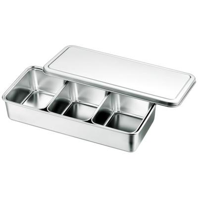 Akagawa Kibutsu Seisakusho Популярный контейнер для приправ 3 штуки 66703 18-8