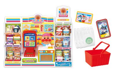 ЛЮБИМЫЙ SEGA Anpanman Много болтовни Anpanman магазин у дома Еда на кассе самообслуживания!