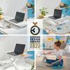Station de travail assis/debout leitz ergo cosy avec plateau coulissant