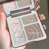 Four-color Highlighter Contour Palette Illuminator Makeup 3D Bronzer Matte Contour Powder Rose Blush Highgloss Palette Cosmetics
