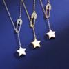 Pin Star Tassel Necklace Women's Fashion Exquisite Personality Niche Design Pendant Collarbone Chain Women