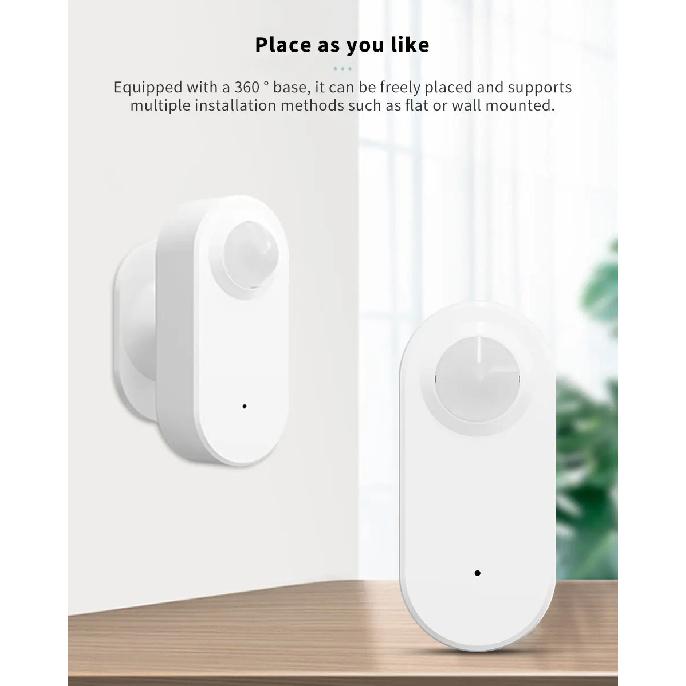 Tuya 360 Rotatian WiFi PIR Motion Sensor Smart Home Human Body Infrared Detector Security Smart Life Work With Alexa Google Home