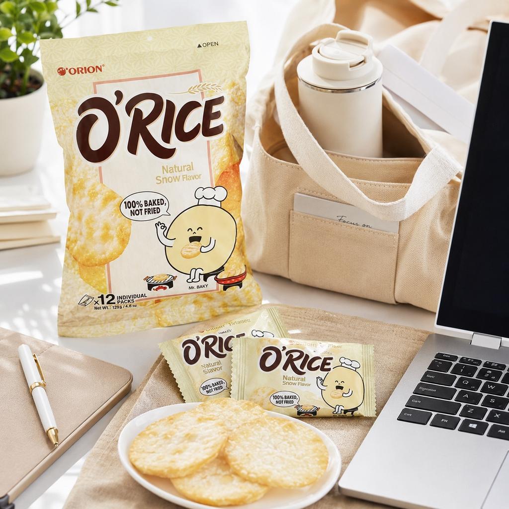 Рисовые лепешки Orion Original‑Flavored 129,6 г хрустящие рисовые снеки оригинального вкуса