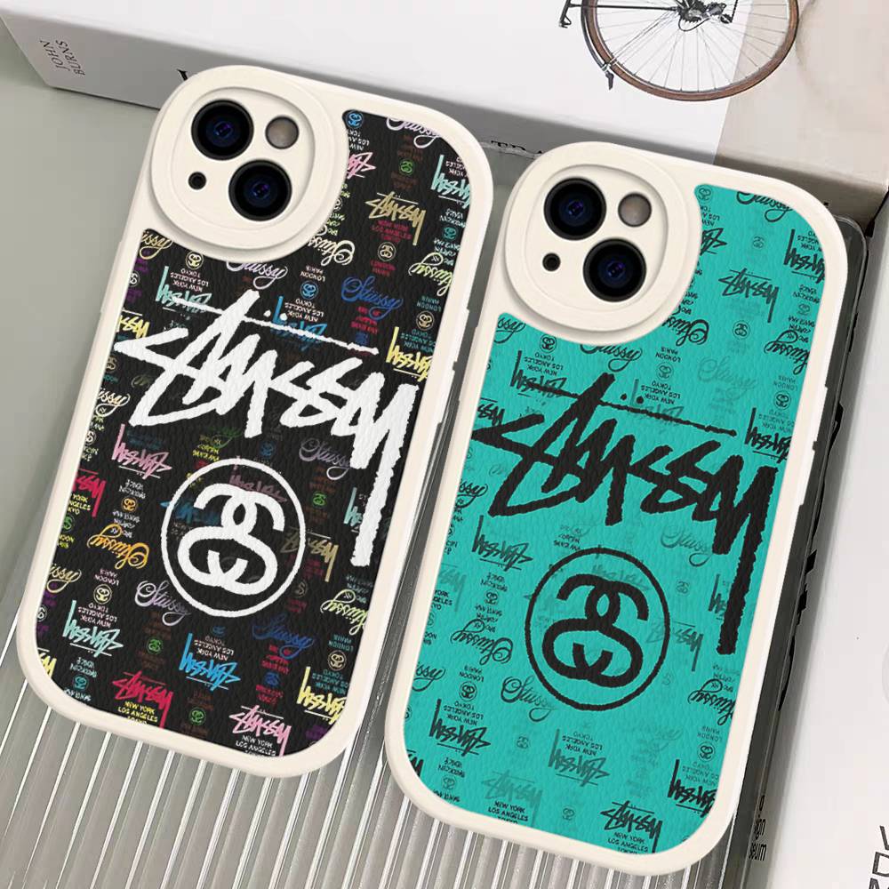 Black And White NO.8 Ball Leather Phone Case For IPhone 16 15 14 13 12 11 Pro Max Plus Cover