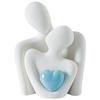 Европейская фарфоровая статуэтка-скульптура декор в форме сердца пара украшение комната книжная полка статуэтка персонажа в форме сердца ручная работа