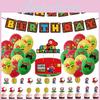Набор декора для вечеринки в честь дня рождения Супер Марио с яркими шарами и баннером