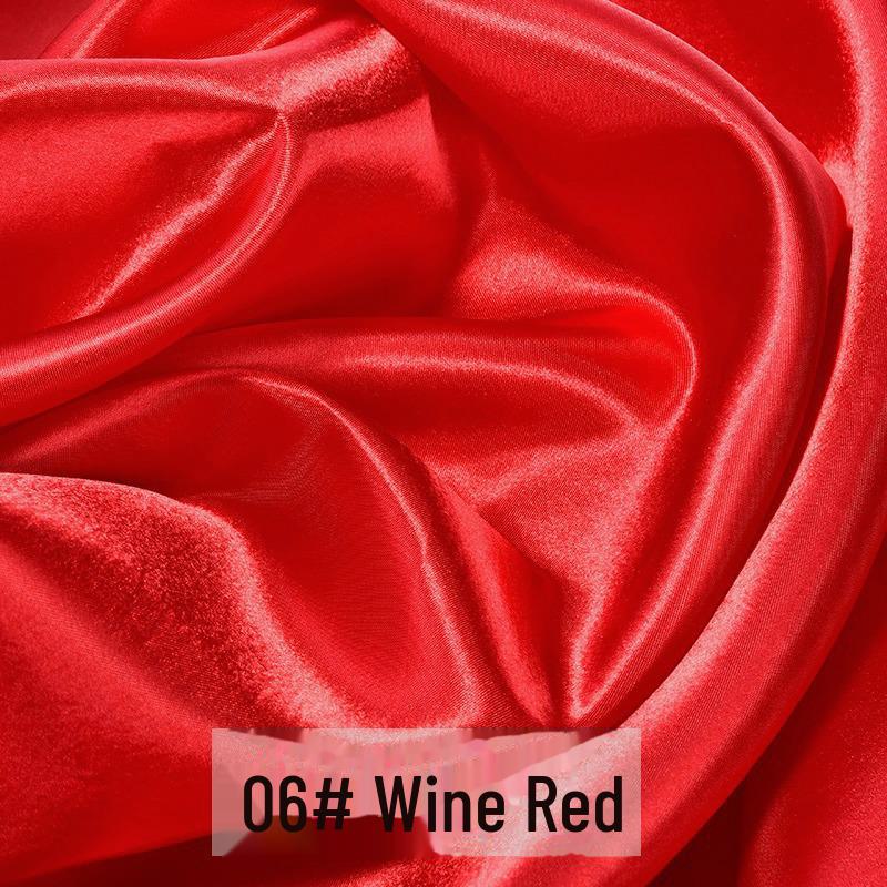 Satin Silk Red Gift Box Lining Fabric Scraps