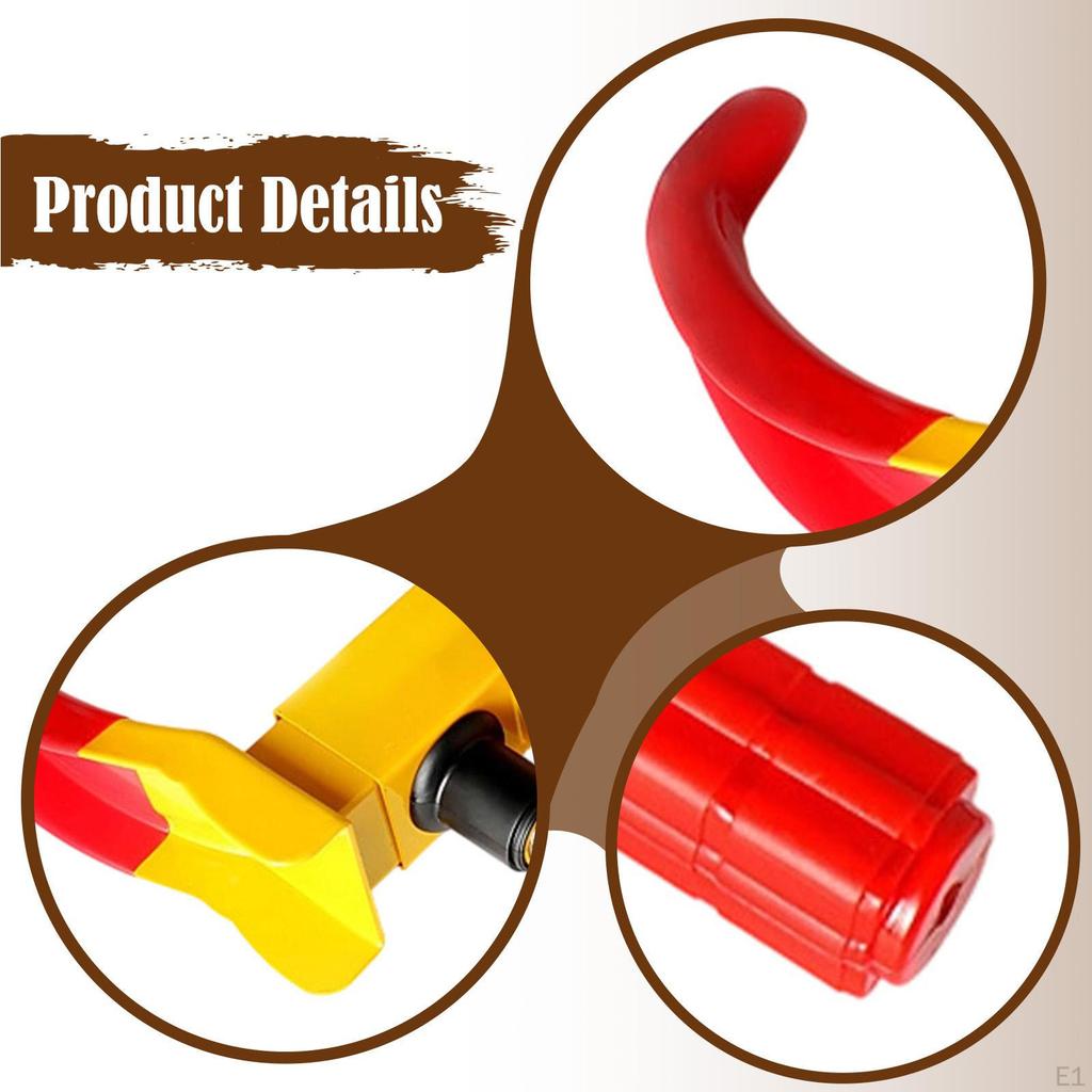 Блокировка шины Защита от кражи Легкая установка Хорошо видимое колесо прицепа Сверхпрочная для мотоцикла