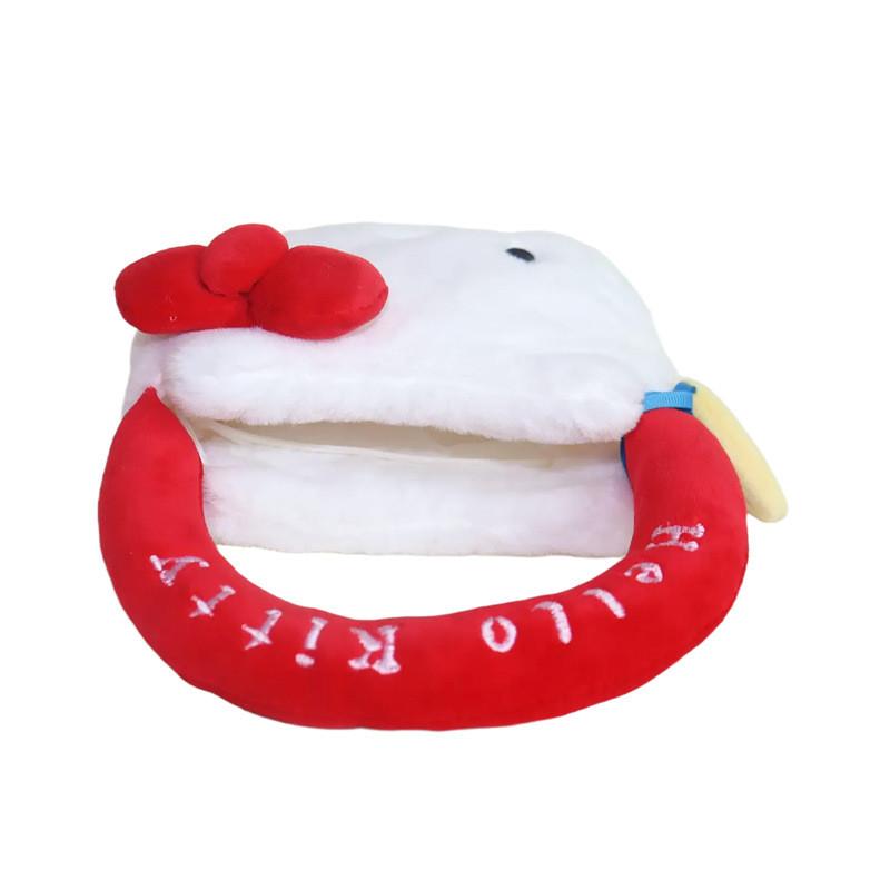 Милый плюшевый рюкзак Hello Kitty с мягким коротким ворсом для девочек и коллекционеров