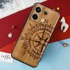 Natural Bamboo Wood Pattern Print Case For Xiaomi Redmi Note 12 11 10 9 8 13 Pro Plus 12S 11S 10S 9S 10A 9C 10C 12C 13C Cover