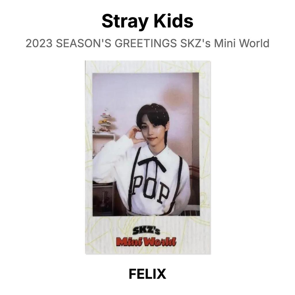 Stray Kids Поздравления с сезоном 2023 года Мини-мир SKZ Официальная фотокарточка