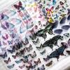 5 Sheets for Butterfly Stickers Nail Art Decorations Crystal Epoxy Resin Mold Filler DIY Crafts Jewelry Making Fillings