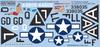 KW172175 Декаль US Army Ice Katy Anxious Angel 1/72 WW.II B-17G Col' &