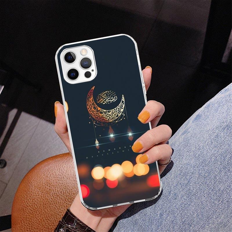 Мусульманский Ислам Бисмиллях Аллах Чехол для Телефона Для iPhone 17 Air 16 Pro Max 16E 15 + 14 Plus 11 12 13 Mini 7 8 SE Подарок Печатная Крышка Fund