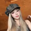 На открытом воздухе ретро литературная атмосфера Берет женский весна Американская горячая девушка стирка постепенное изменение моды универсальный большой окружность головы шоу