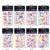 2 Sheet Luminous Temporary Tattoos Stickers Glow In the Dark Fluorescent Waterproof Butterfly Tattoo