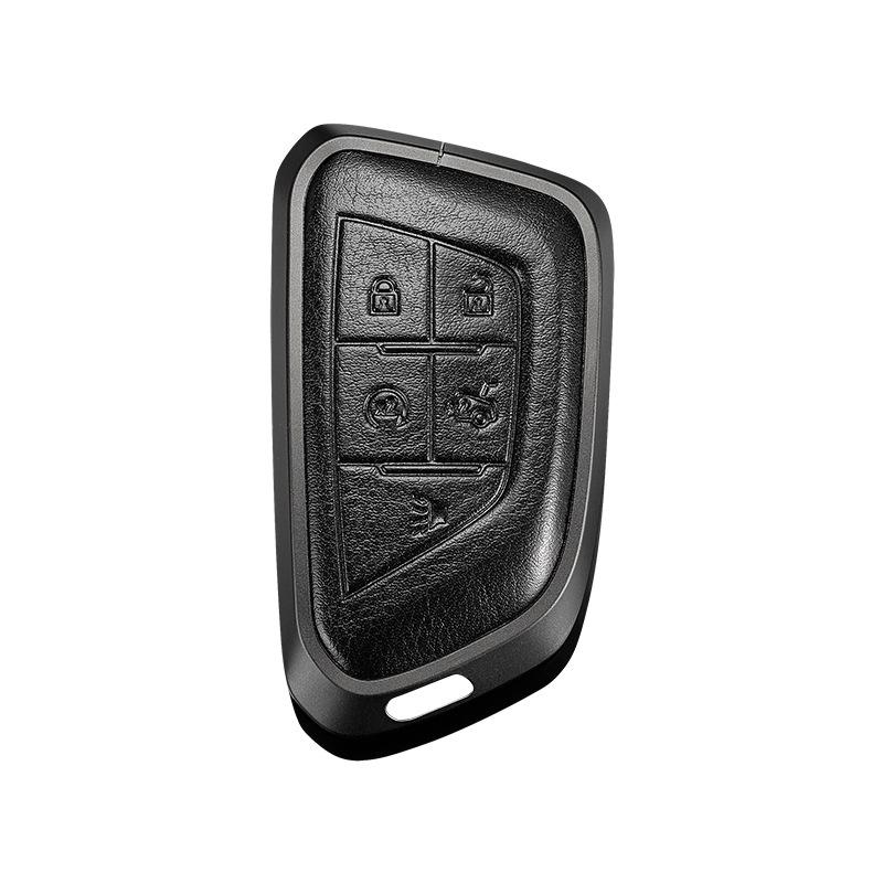 Защитный чехол для ключа Cadillac: Подходит для XT4, XT5, XT6, CT4, CT5 - Оригинальный чехол для ключа автомобиля с пряжкой.