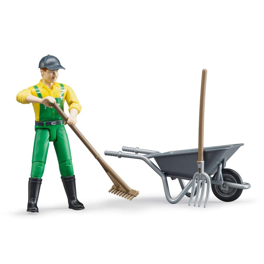 BRUDER Agricultural Worker Figure Set 62610