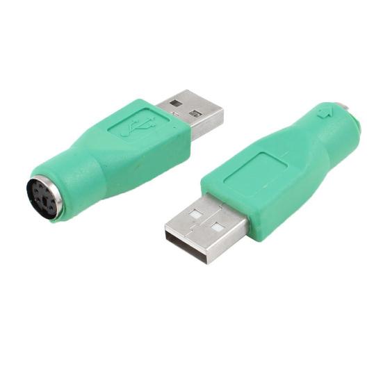 Компьютерная мышь клавиатура USB папа адаптер мама к конвертеру разъем для PS2