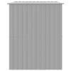 Vidaxl Buda Dla Psa, Z Dachem, Jasnoszara, 214X153X181 Cm, Stal