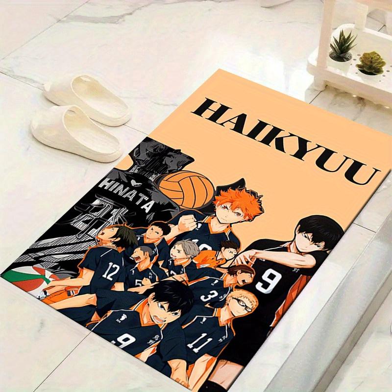 1 шт. Haikyu!! Ковер с рисунком, противоскользящий, не линяющий, устойчивый к пятнам
