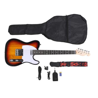 Для электрогитары ST комплект деревянный одинарный тремоло 39 дюймов комплект электрогитары для начинающих