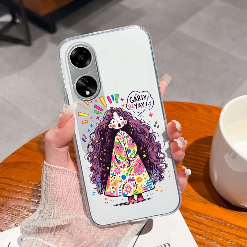 Для Oppo A1 A11 A12 A15 A17K Роскошные прозрачные чехлы с защитой объектива Загадочный узор кита Ударопрочная защитная задняя крышка-накладка для корпуса Oppo