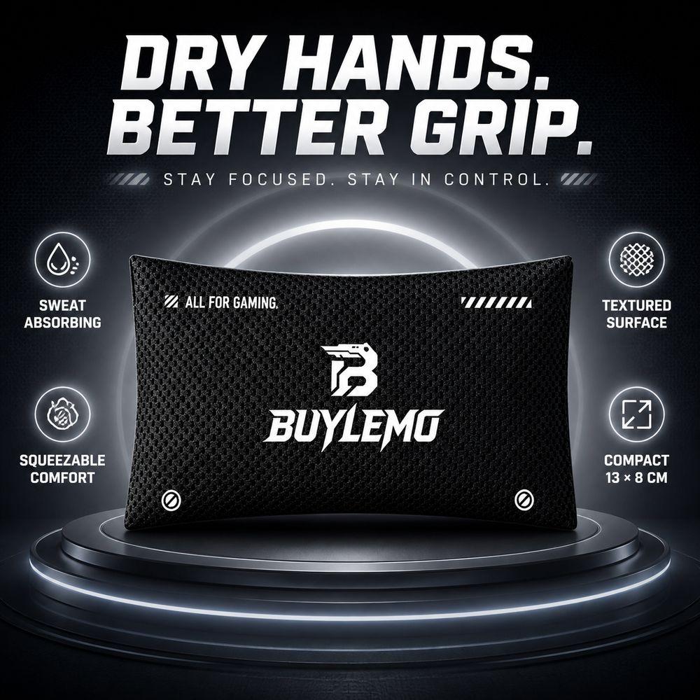 Sweat Absorbing Gaming Sweat Bag Squeezable Esports Hand Drying Pouch New Gaming Hand Drying Bag