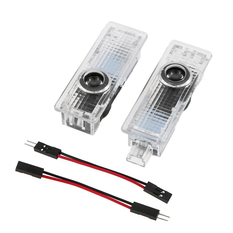 2Pcs 5W Led Welcome Light Car Door Projector Lamps for Mini Cooper Auto Door Light DC 12V/24V Car Accessories Replacement