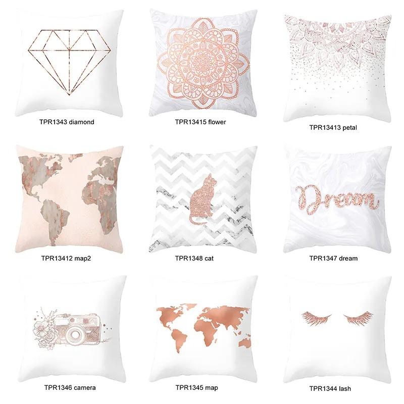 Простая наволочка в геометрическом стиле для гостиной, офиса, дома, наволочка для автомобиля, украшения