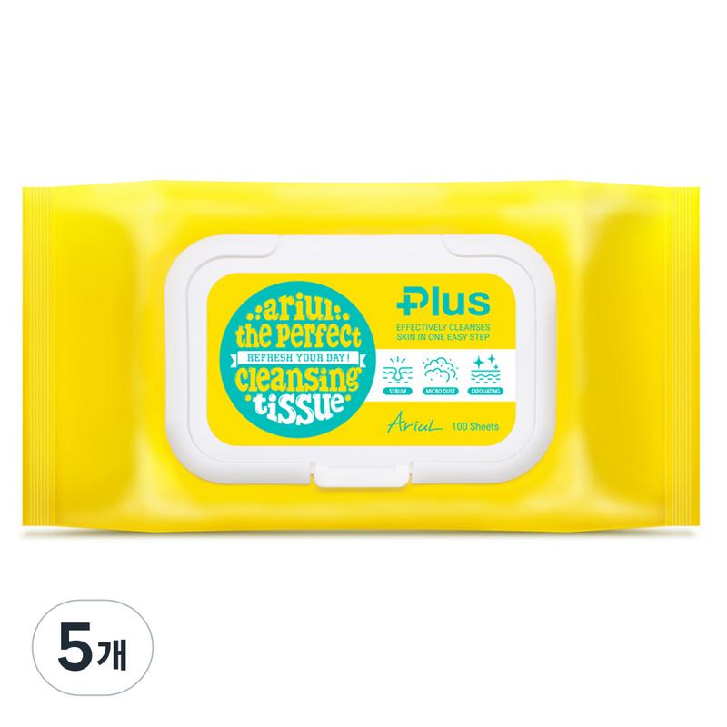 Ariul The Perfect Cleansing Tissue Plus (Random), 100 Sheets, 5 pcs