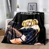 Misamisa Flannel Blanket Soft Warm All-Season Throw, Design for Camping, Car Travel, Hiking Sofa, Bed, Office Perfect Gift for Parties
