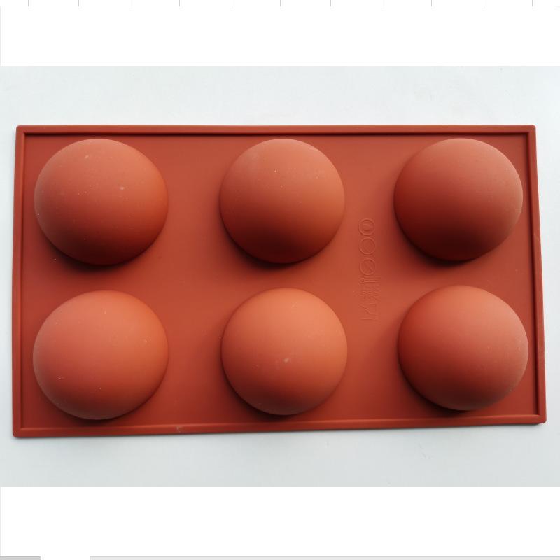 6, 8, 15, 24 отверстия, большая полукруглая форма для муссового торта, маленькая полукруглая полусферическая силиконовая форма для шоколада
