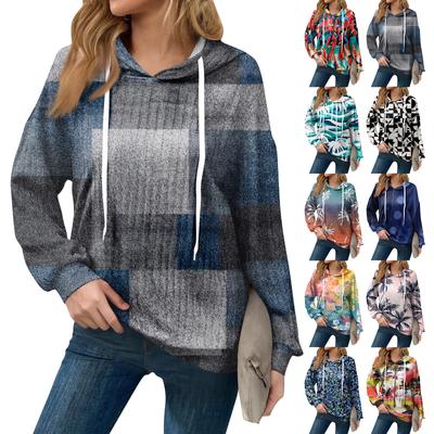 Толстовки для женщин оверсайз зимние милые свитшоты пуловер трендовая осенняя одежда