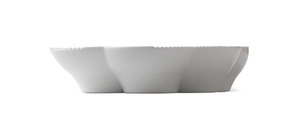 Импортная тарелка Royal Copenhagen White Elements 19 см Свадебный подарок 1017068 [Обычный продукт]