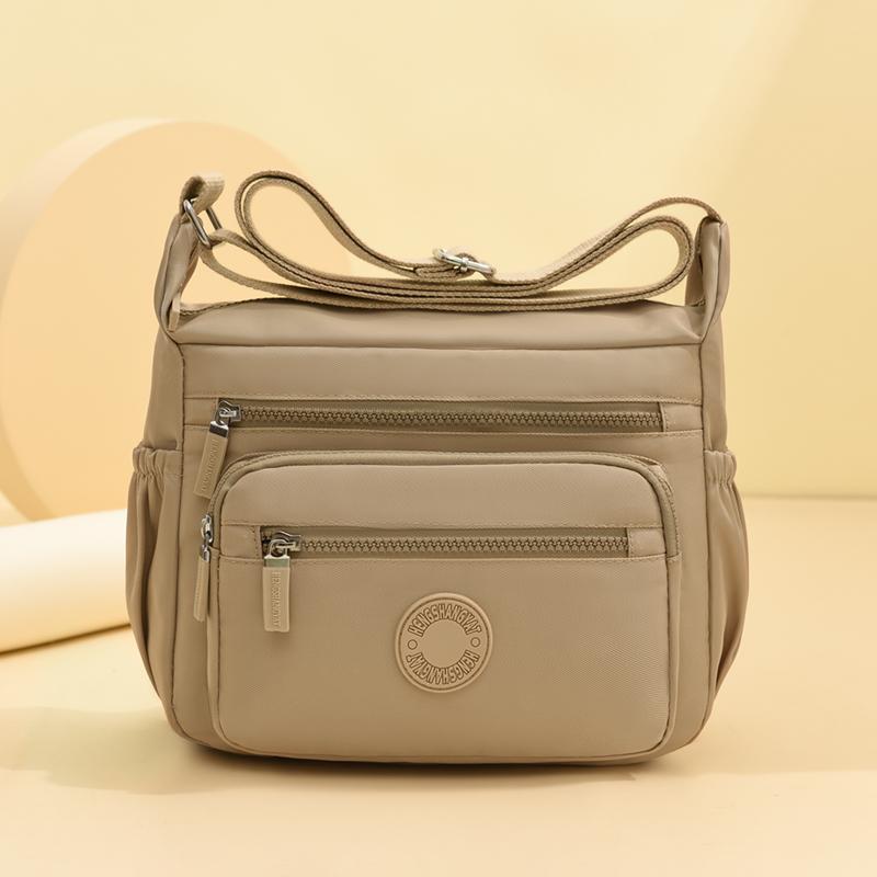 Нейлоновая женская сумка многослойная сумка для мамы большая вместимость сумка через плечо легкая водоотталкивающая сумка кросс-боди