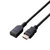 Удлинительный кабель HDMI ELECOM 50 см Premium 4K2K (60Гц) [Премиум HDMI(р) Сертифицированный стандарт кабеля] 18 Гбит/с для телевизоров, ПК, игровых консолей и т. д.. eARC Черный