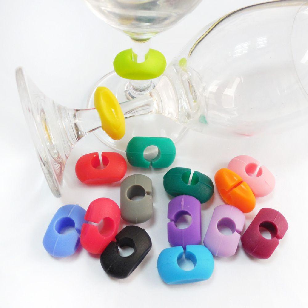 Home Cup Labels Drinking Glass Identification Tag Red Wine Glass Marker Creative Silicone Charm